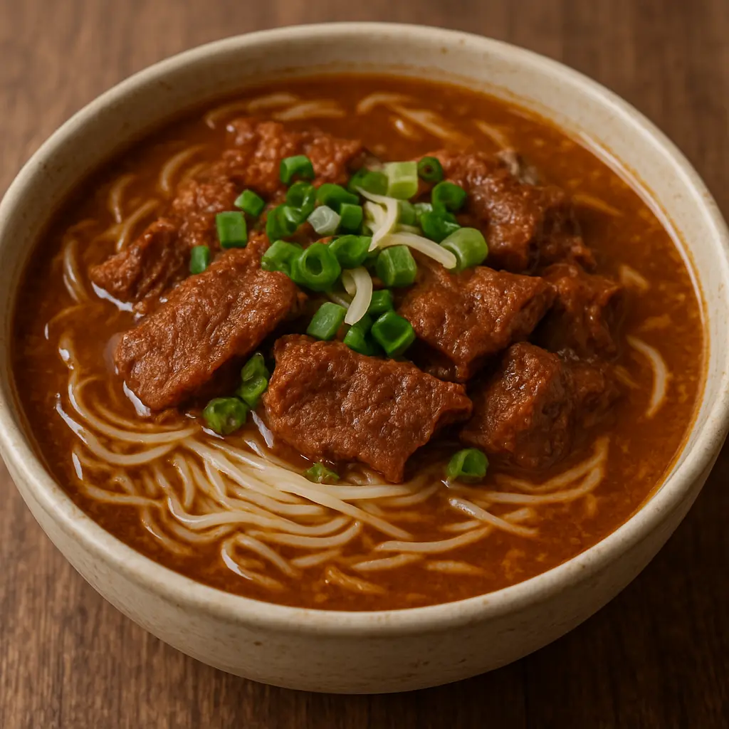 Satay Beef Noodle Soup at Pho Vy in Calgary