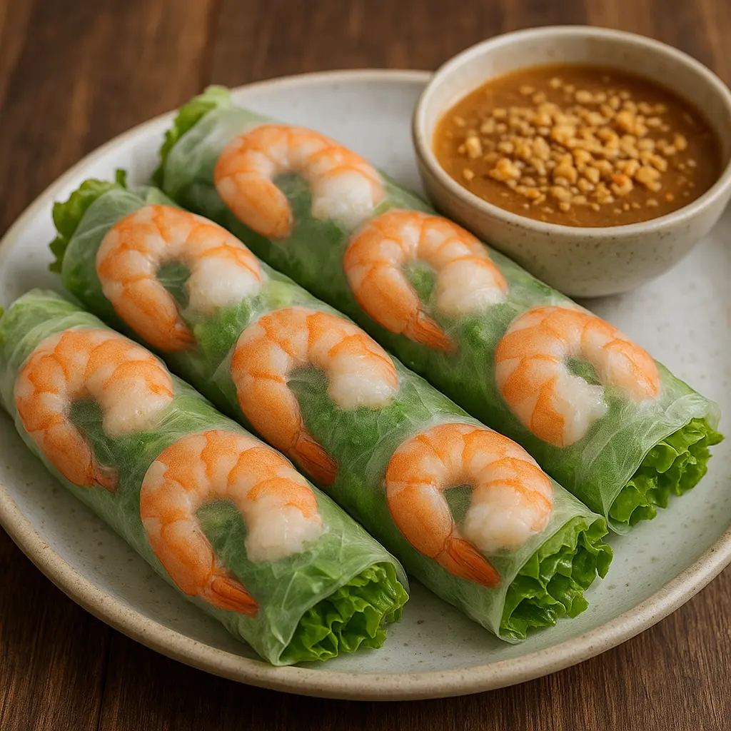 Delicious Shrimp Salad Rolls at Pho Vy in Calgary, AB
